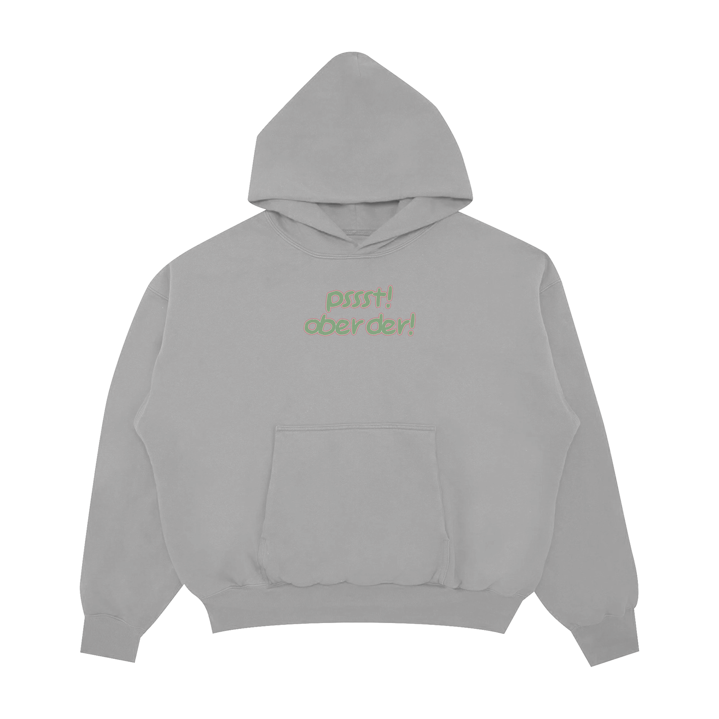 PSSST! OBER DER PULLOVER HOODIE