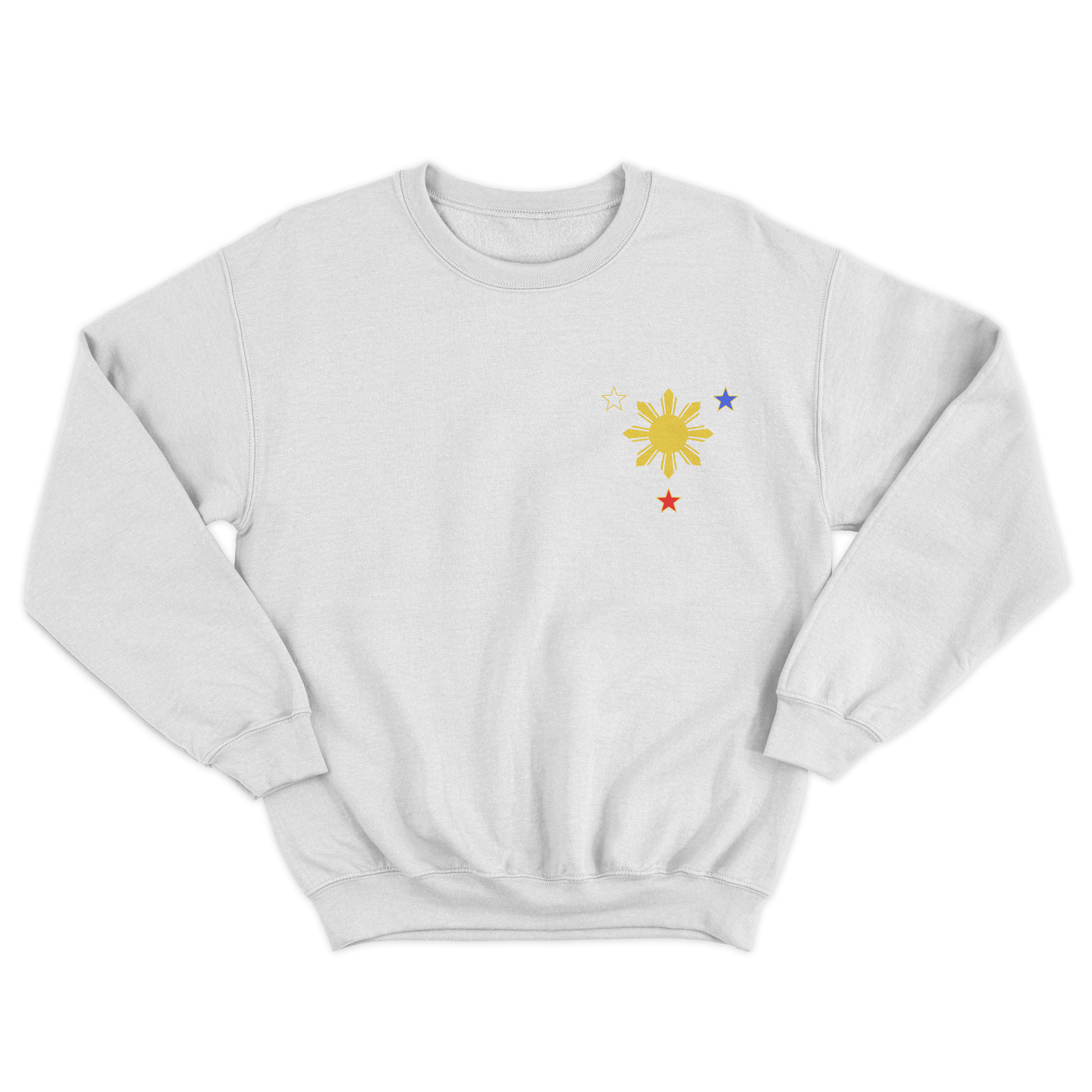 PHILIPPINE STARS PULLOVER CREWNECK