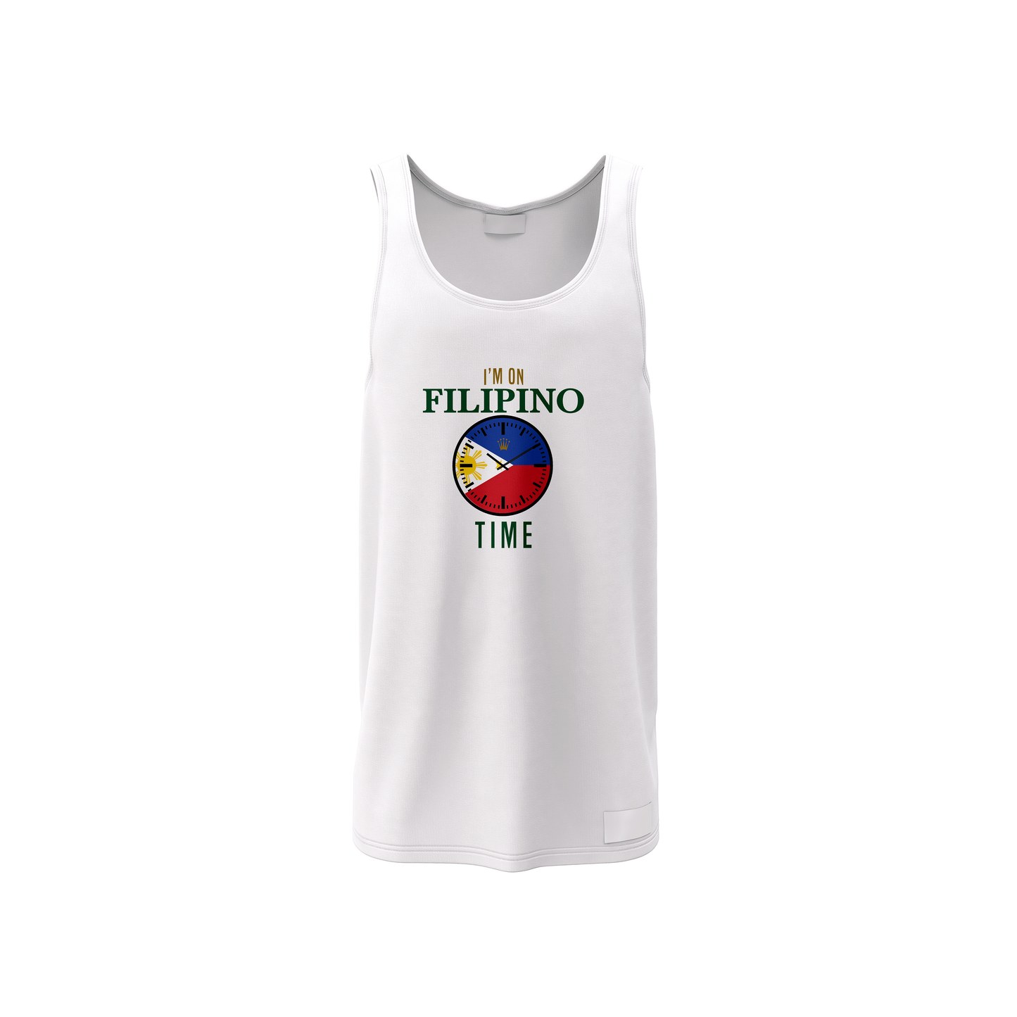 I'M ON FILIPINO TIME TANK TOP