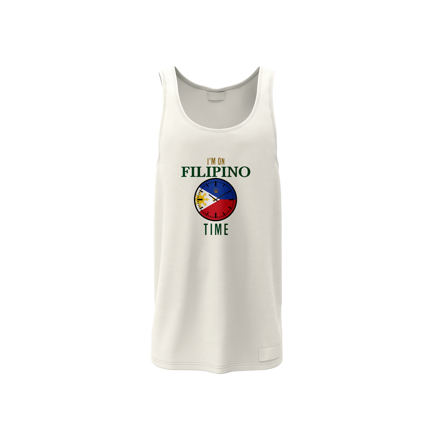 I'M ON FILIPINO TIME TANK TOP