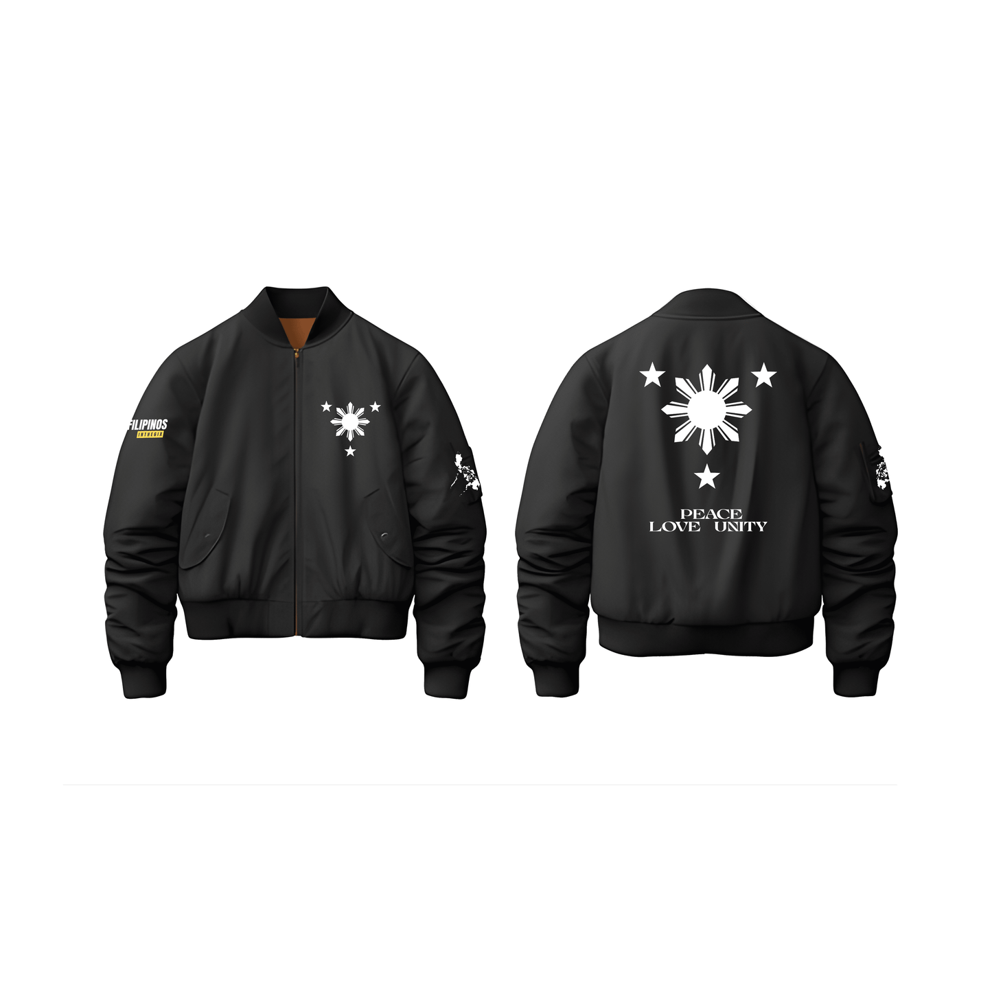 EXCLUSIVE FILIPINOS IN THE 6IX "PEACE LOVE UNITY" BOMBER JACKET