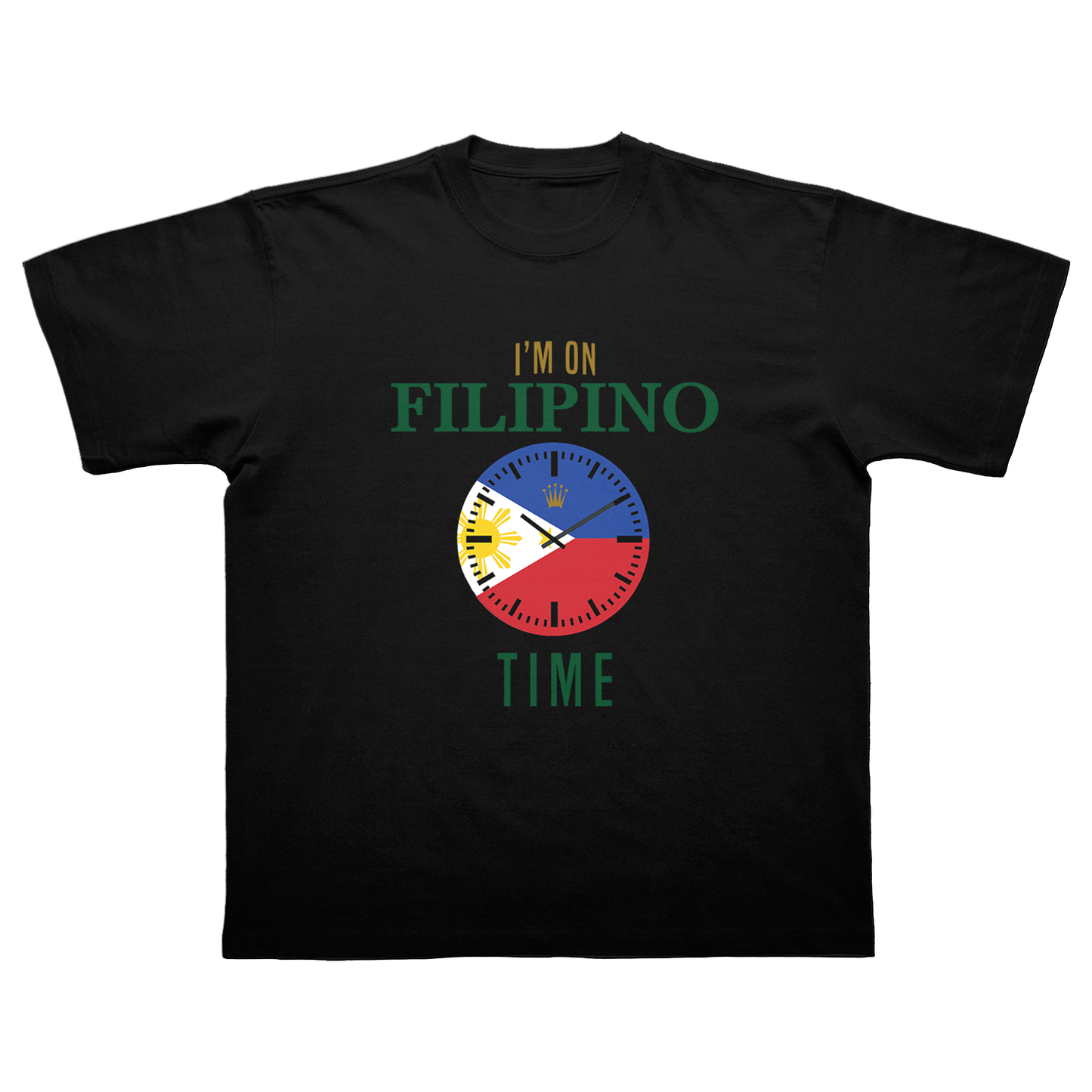 I’M ON FILIPINO TIME T-SHIRT