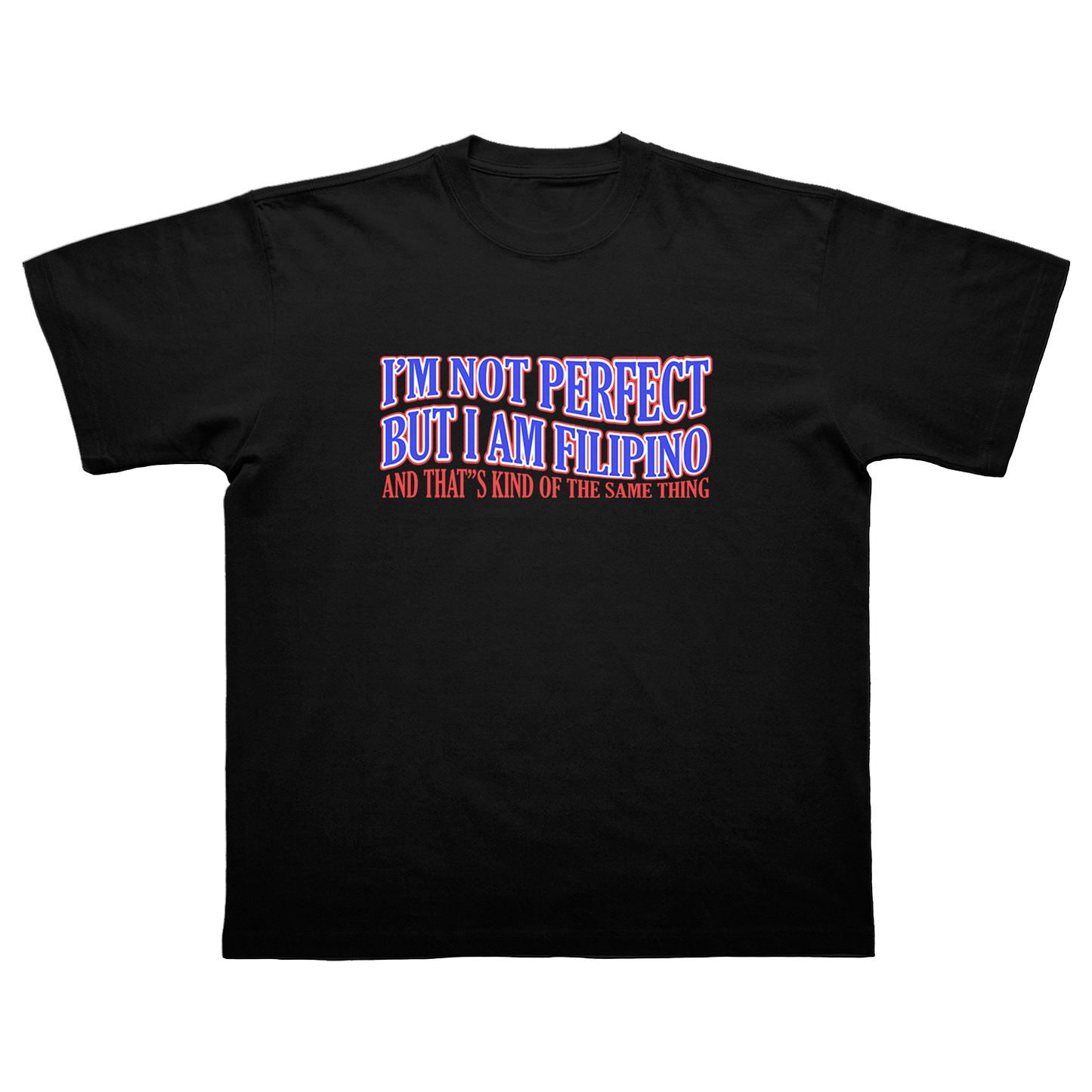 I’M NOT PERFECT BUT I AM FILIPINO T-SHIRT