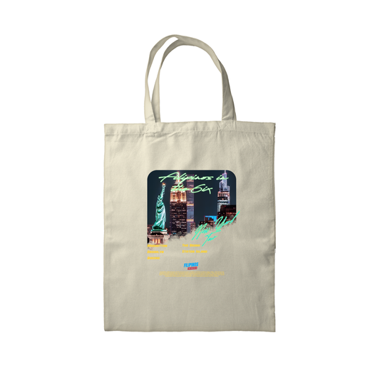 NEW YORK TOUR OFF-WHITE TOTE BAG