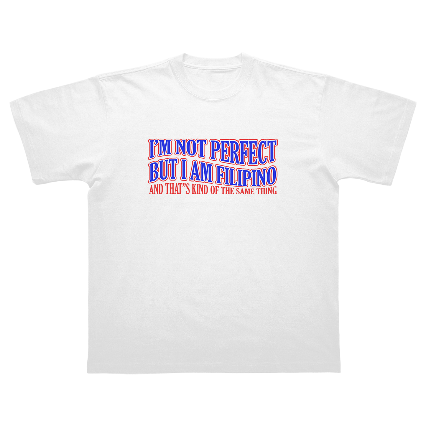 I’M NOT PERFECT BUT I AM FILIPINO T-SHIRT