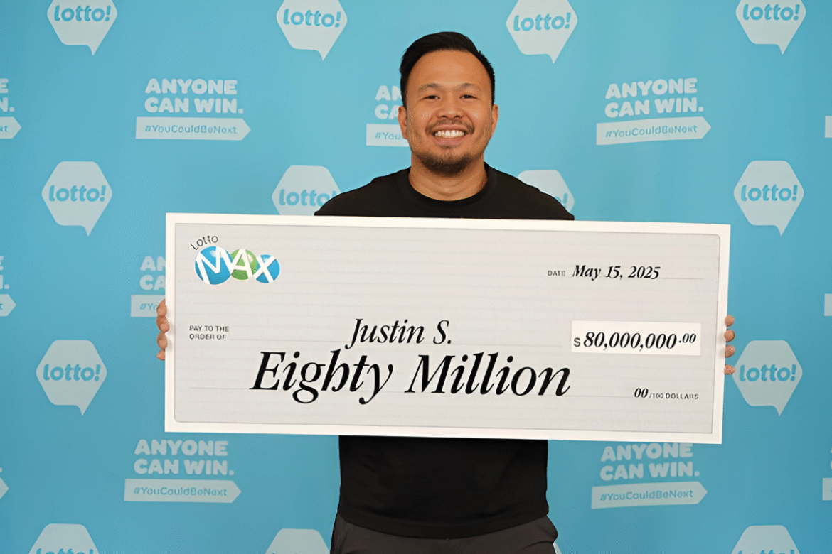 Filipino-Canadian Wins Record-Breaking $80M Lotto Max Jackpot in Canada