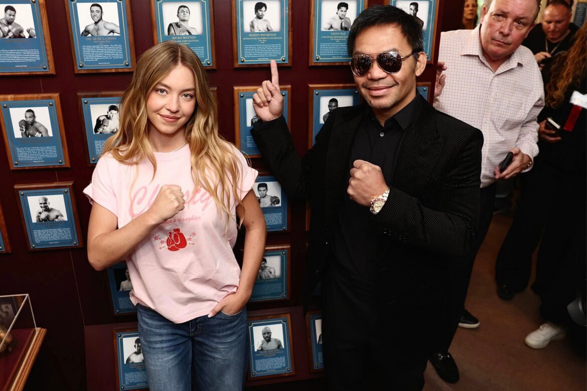 Manny Pacquiao and Sydney Sweeney’s New York Meetup Breaks the Internet at Boxing Hall of Fame